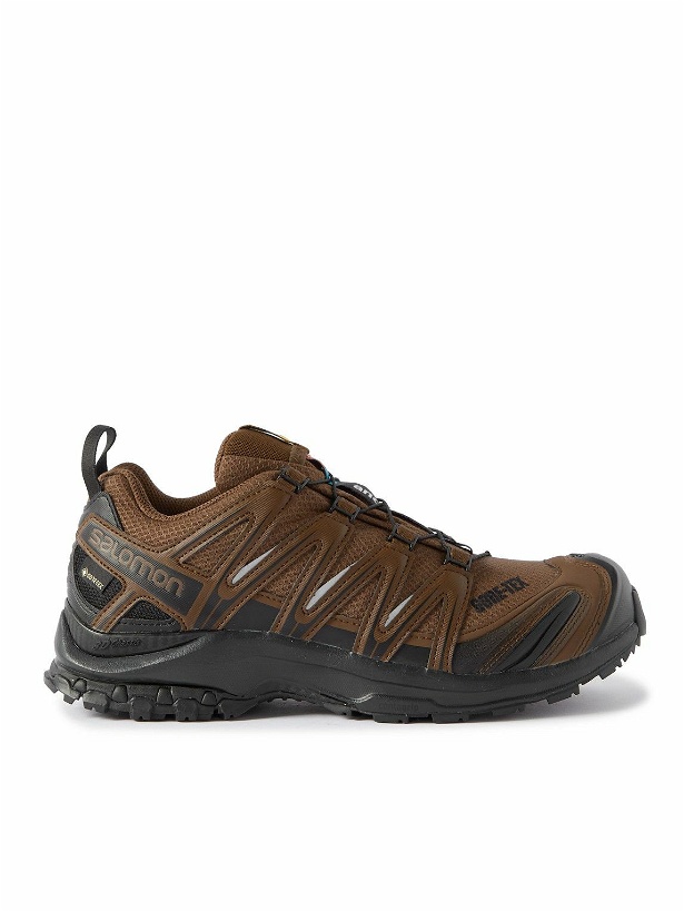 Photo: And Wander - Salomon XA PRO 3D Rubber-Trimmed GORE-TEX® Mesh Trail Running Sneakers - Brown