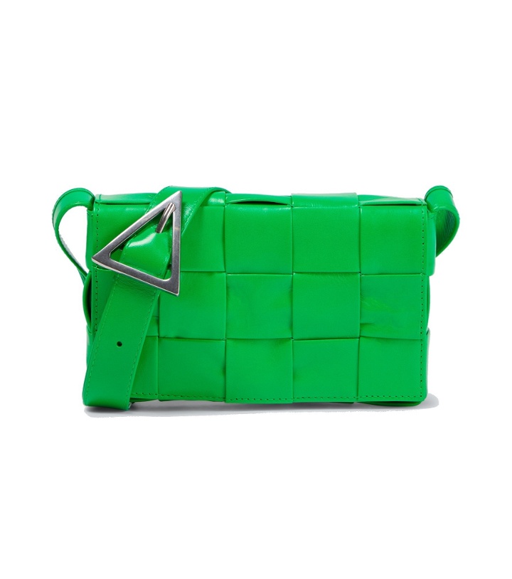 Photo: Bottega Veneta - Cassette Small leather shoulder bag