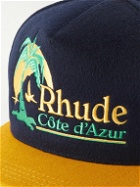 Rhude - Logo-Embroidered Wool-Blend Felt Cap
