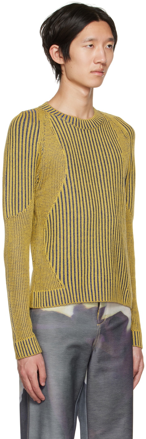 PONDER.ER SSENSE Exclusive Yellow Motor Sweater