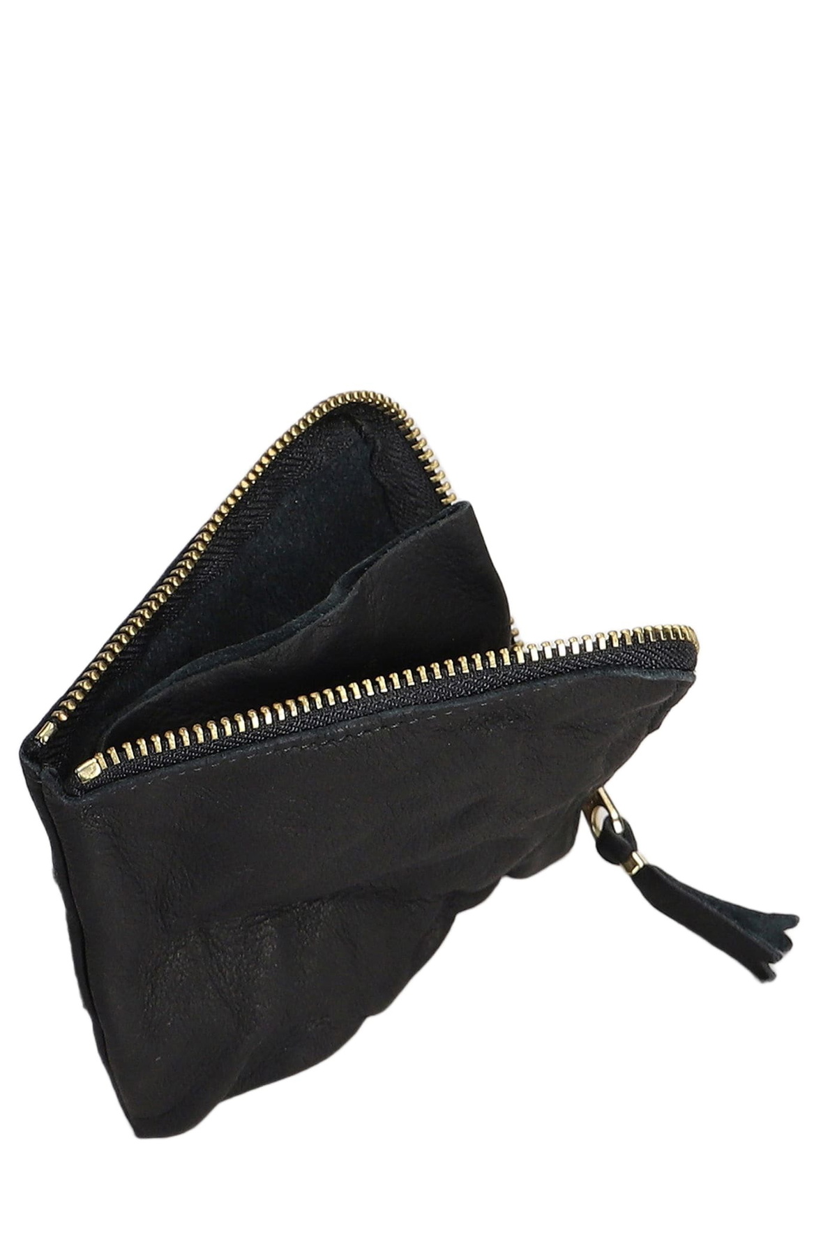Comme des Garçons Wallet Wallet In Black Leather