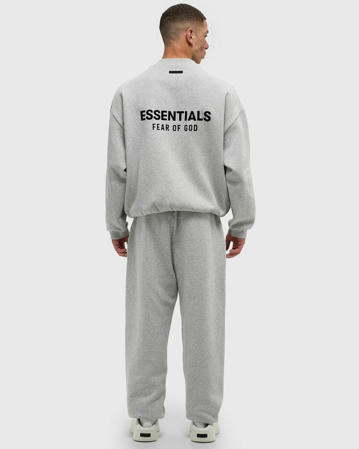 Fear of God Essentials FLEECE CREWNECK Grey Mens Sweatshirt