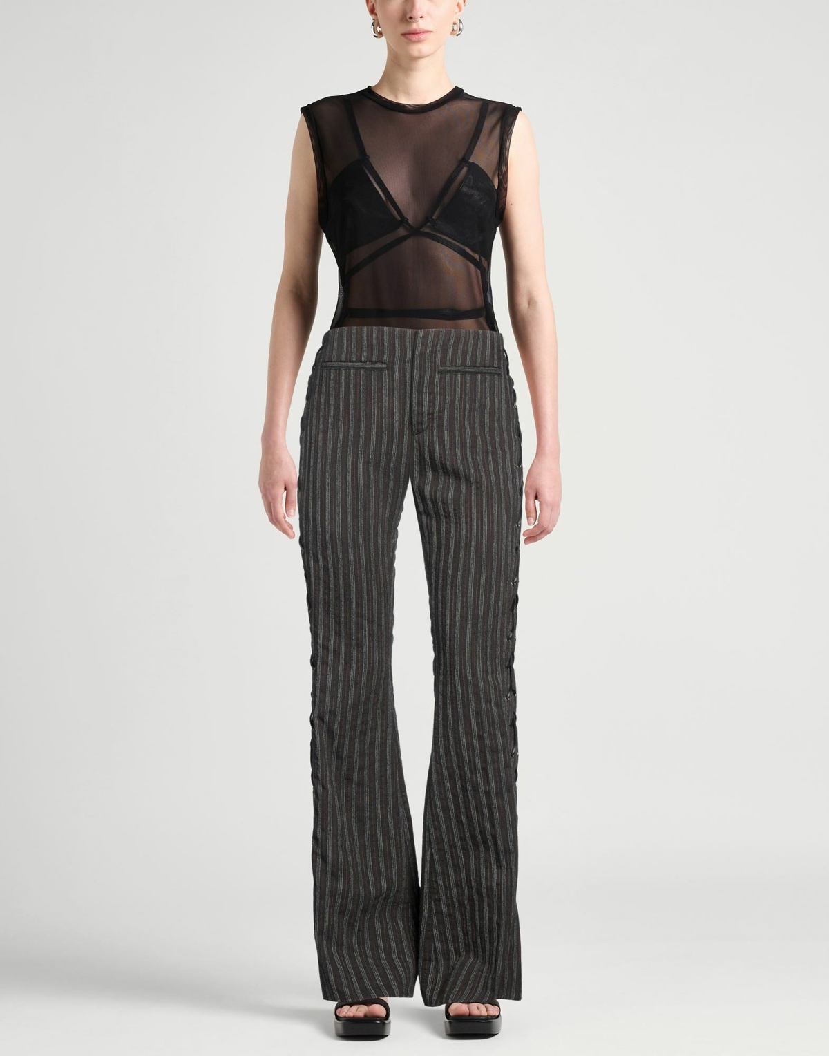 Ann Demeulemeester Womens Pants Charcoal