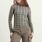 KNWLS Women's Halcyon Top in Combi Check