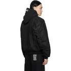 Ksubi Black Sin City Plated Waxed Jacket