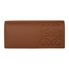 Loewe Brown Brand Long Horizontal Wallet