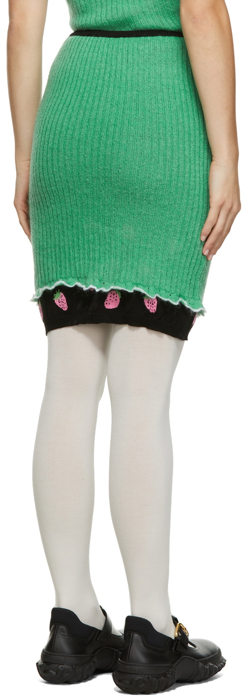 Cormio Green Alexia Contrast Skirt