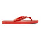 Versace Jeans Couture Red Logo Flip Flops