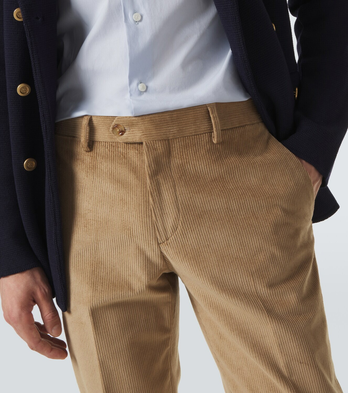 Lardini Cotton corduroy slim pants