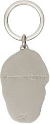 Alexander McQueen Silver Skull Keychain