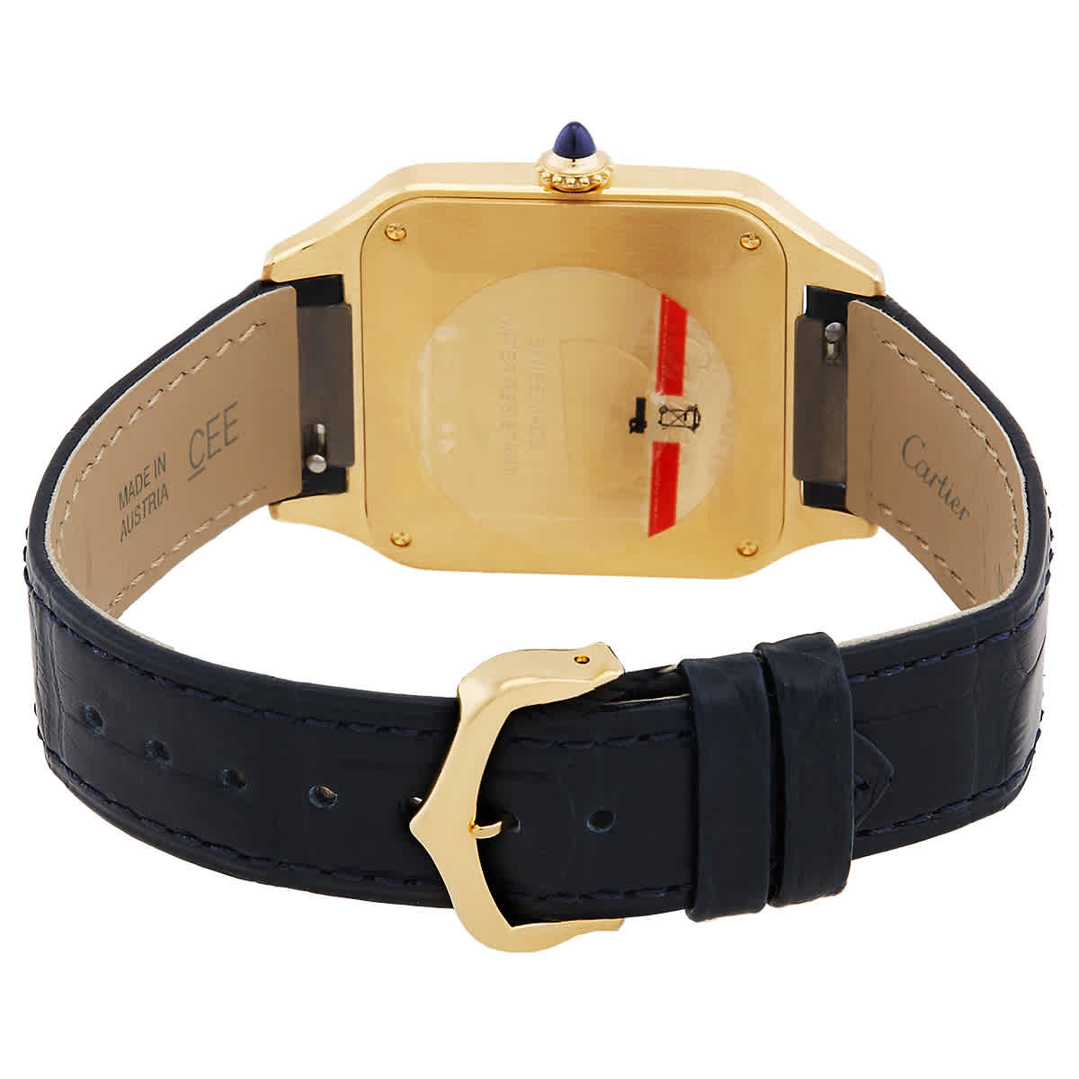 Cartier Santos-Dumont Large Model Yellow Gold Watch WGSA0115