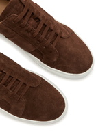 Oliver Sweeney Kendall Panelled Suede Sneakers Brown