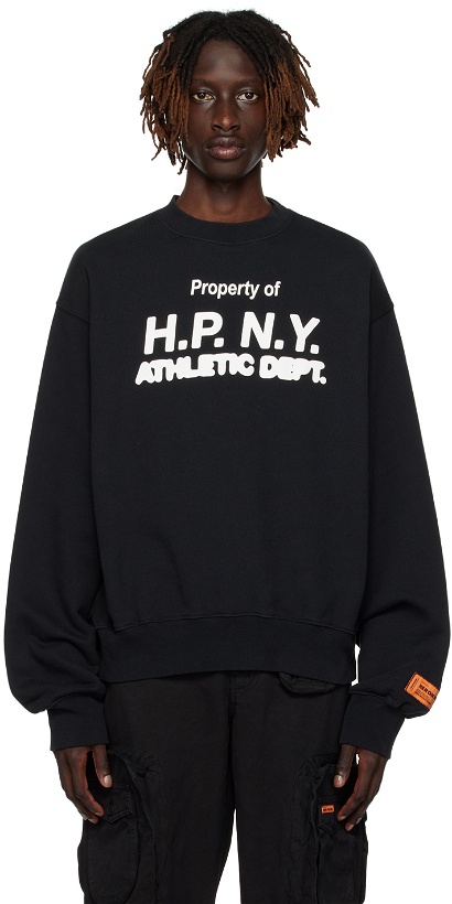 Photo: Heron Preston Black 'HPNY 23' Sweatshirt