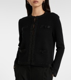 Tory Burch Embellished wool-blend cardigan