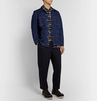 J.Crew - Checked Slub Cotton-Flannel Shirt - Blue