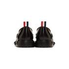 Thom Browne Black Tricolor Band Loafers