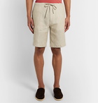 Loro Piana - Slim-Fit Linen Drawstring Shorts - Neutrals