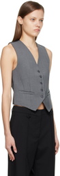 The Frankie Shop Gray Gelso Vest