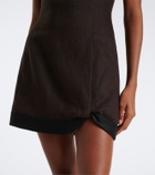 SIR Linen halterneck minidress