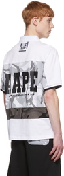 AAPE by A Bathing Ape White Cotton Polo