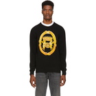 Versace Black Angels Crewneck Sweater