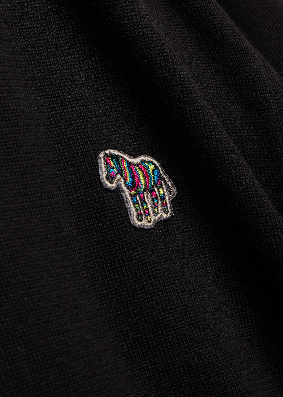 PS Paul Smith Appliquéd Cotton Jumper Black