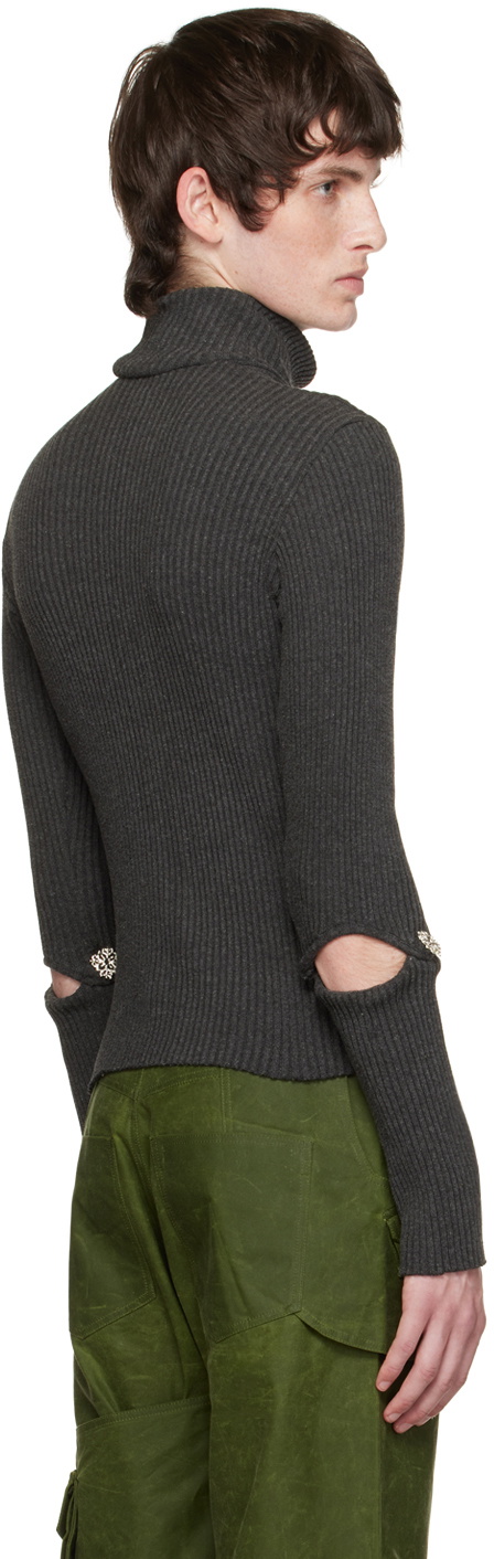 Solitude Studios Gray Detached Turtleneck