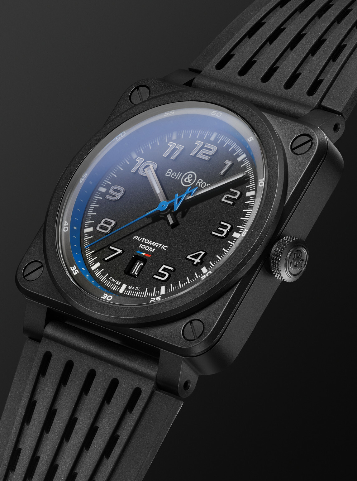 Bell & Ross - BR 03-92 A522 Limited Edition Automatic Ceramic Watch, Ref. BR0392-A522-CE/SRB