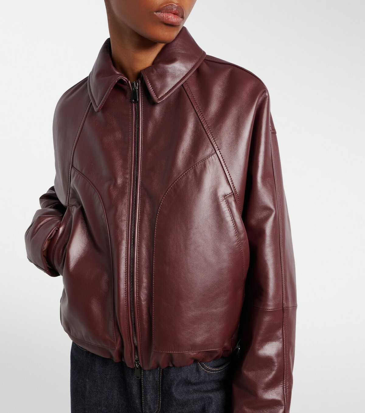 Brunello Cucinelli Leather jacket