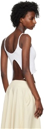 TheOpen Product White Vented Tank Top
