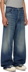 B1ARCHIVE Blue Wide Leg Jeans