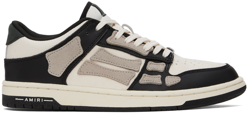 AMIRI Black & Taupe Skel-Top Low Sneakers Amiri