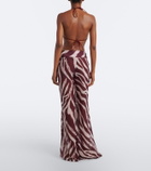 Bananhot Bowie zebra-pants wide-leg pants