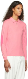 ERL Pink Rugby Long Sleeve T-Shirt