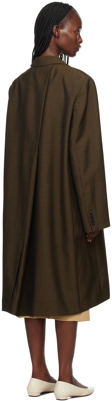 The Row Brown Chevalier Coat The Row