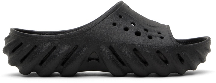 Photo: Crocs Black Echo Slides