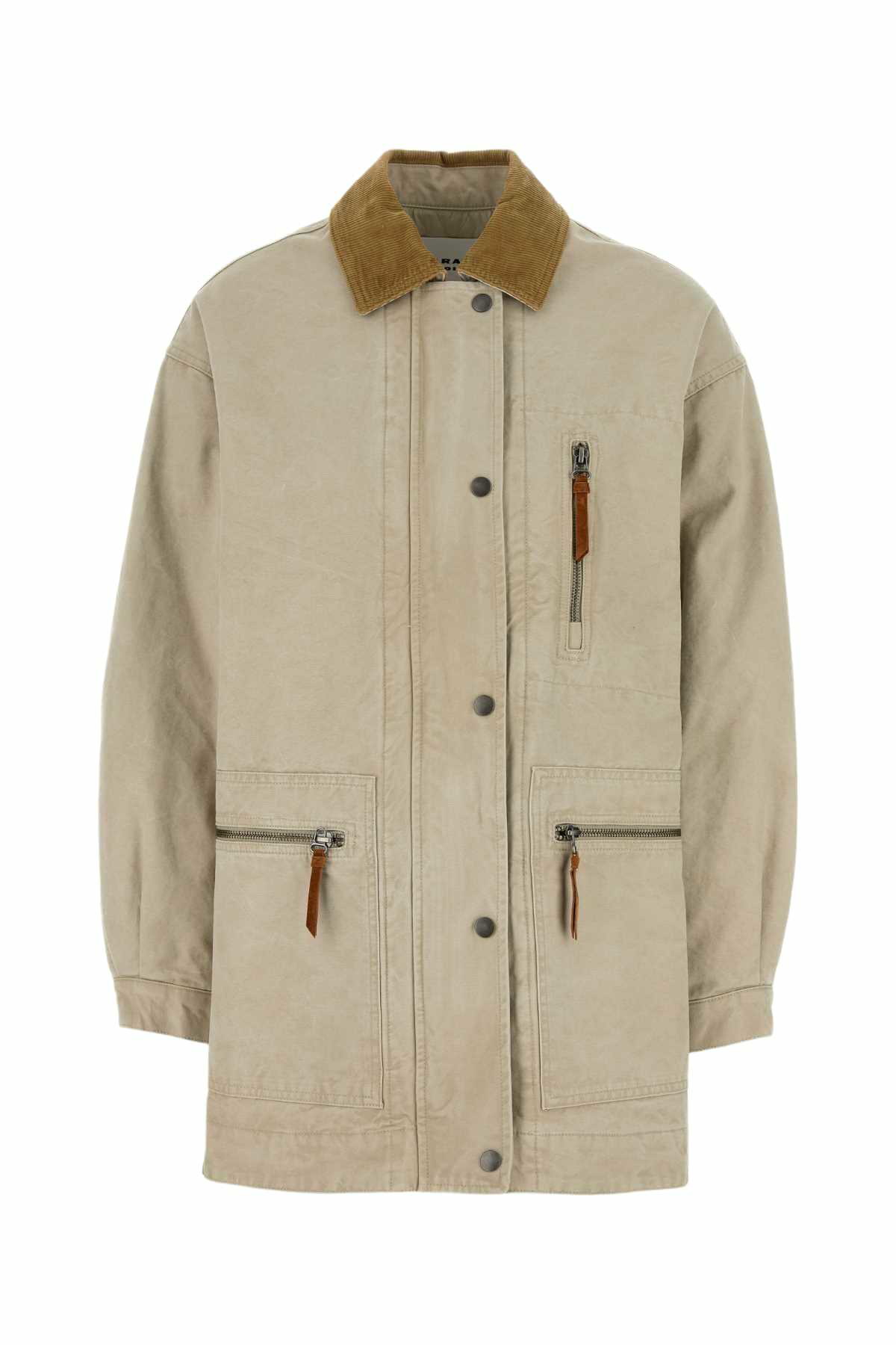 ISABEL MARANT｜JACKETS (ANASTA (MA0382FA C1A01E 23EC)) ANASTA COAT Woman ecru | ISABEL MARANT Official online store