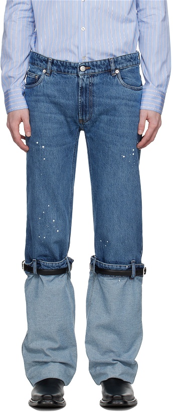 Photo: Coperni Blue Hybrid Jeans