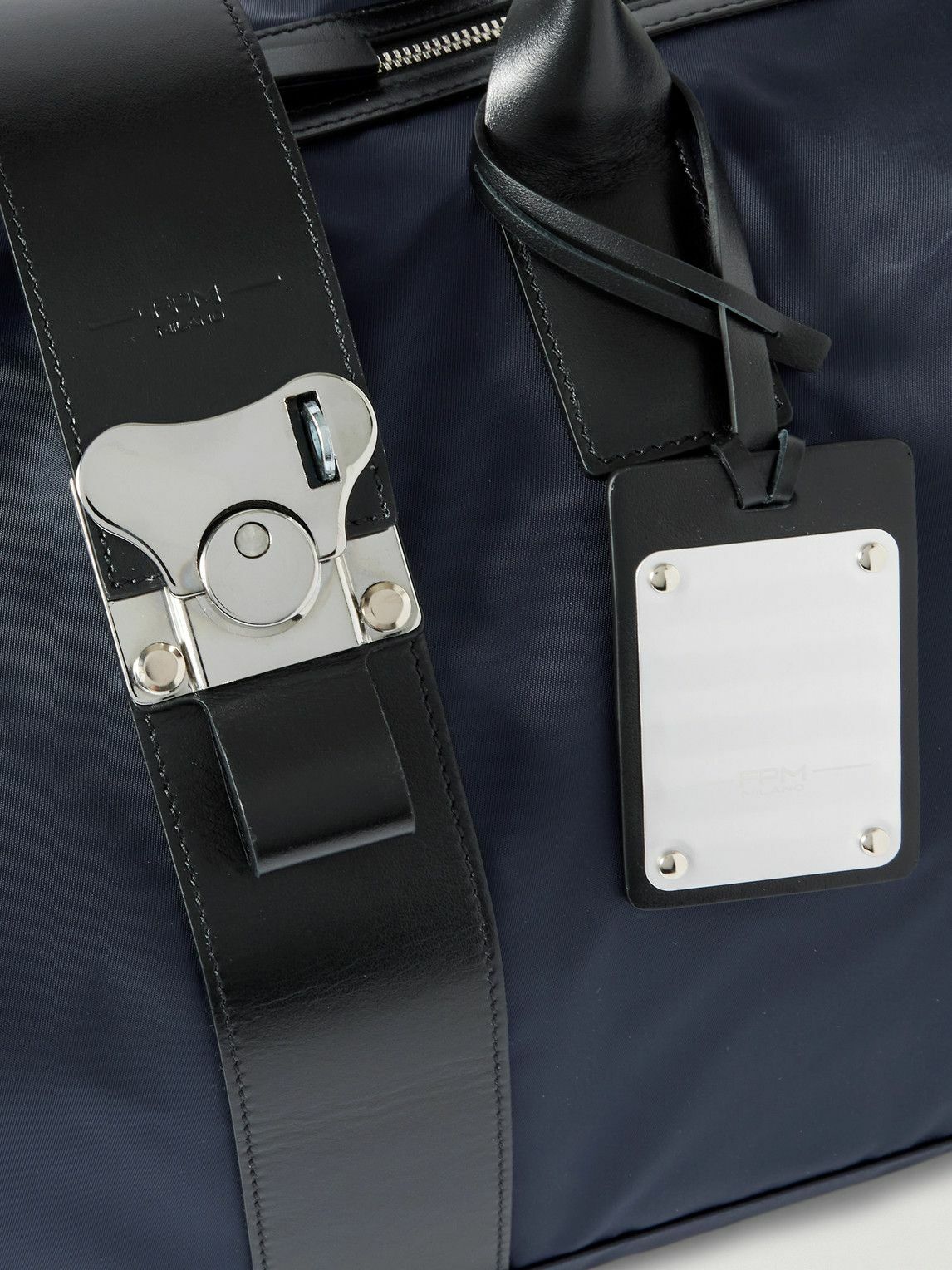 FPM Milano - Butterfly Leather-Trimmed Nylon Duffle Bag