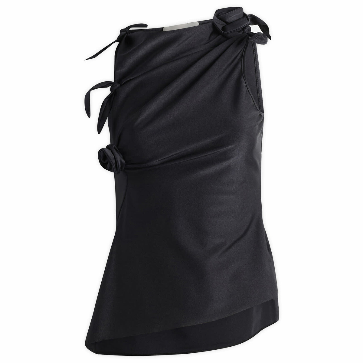 Coperni Women's FLOWER TOP in Black