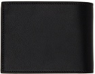 Moschino Black Logo Patch Bifold Wallet