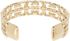 Givenchy Gold 4G Liquid Open Cuff Bracelet