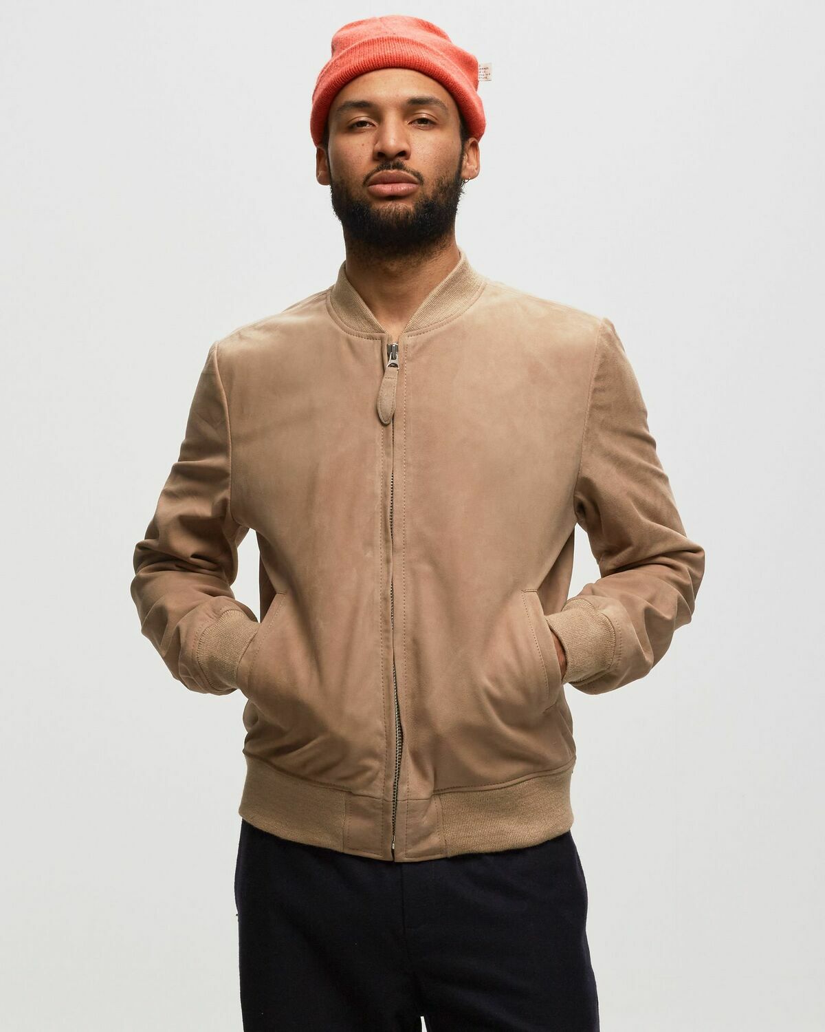 Schott NYC LC300 Jacket Brown Mens Bomber Jacket
