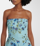 Emilia Wickstead Ragna floral taffeta faille gown