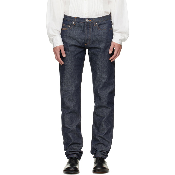 Photo: A.P.C. Navy New Standard Jeans