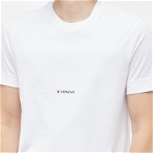 Givenchy Men's Small Text Logo T-Shirt in White