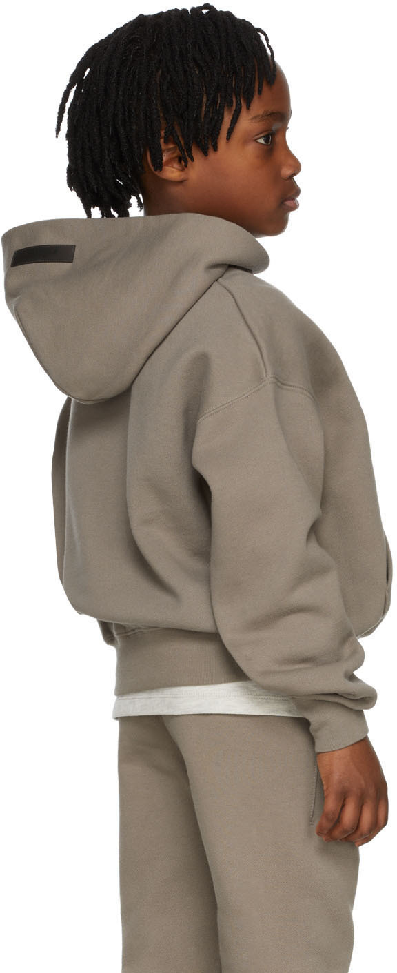 Essentials Fear of God Hoodie in Taupe Kids factory Size L