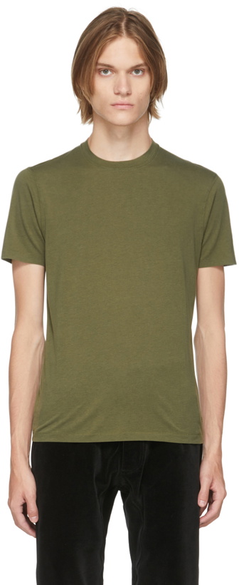 Photo: TOM FORD Green Jersey T-Shirt