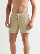 Orlebar Brown - Bulldog Drawcord Mid-Length Cotton-Blend Swim Shorts - Neutrals