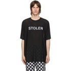 Stolen Girlfriends Club SSENSE Exclusive Black Razor T-Shirt